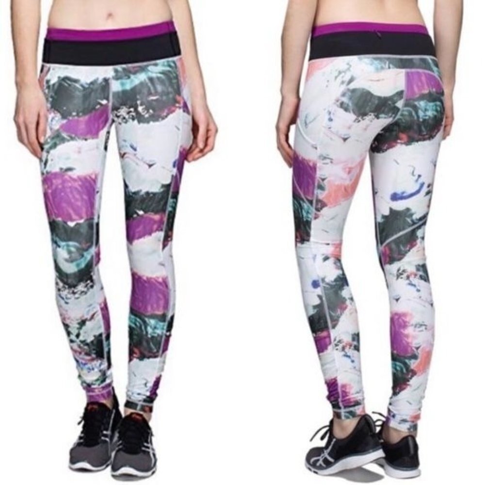 Lululemon Womens 8 Leggings Speed Tight III Full-On Luxtreme Ruched Athleisure